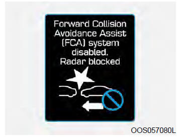 Układ wspomagający unikanie kolizji czołowych (FCA) z radarem przednim i kamerą przednią