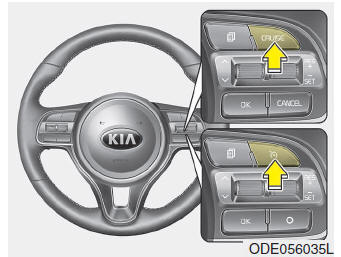 Układ regulacji prędkości jazdy (tempomat)