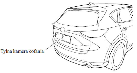 Mazda Cx-5 - Instrukcja Obslugi: Kamera Cofania - Podczas Jazdy - Mazda Cx-5