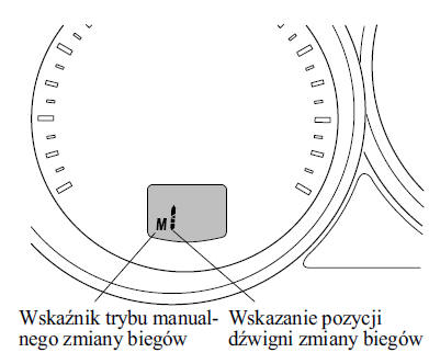 Tryb manualnej zmiany biegów