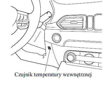 Czujnik temperatury wewnętrznej/ nasłonecznienia