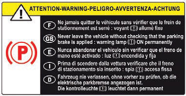 Peugeot 3008 - Instrukcja Obslugi: Elektryczny Hamulec Postojowy - Jazda - Peugeot 3008